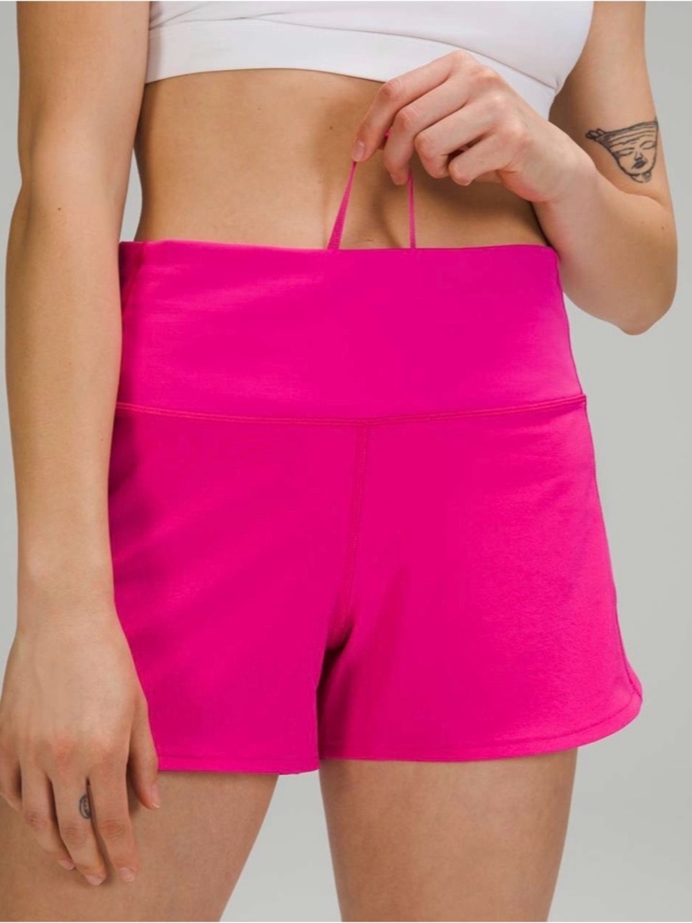 Lululemon Speed Up High-Rise Short 4" Inseam Bright Pink